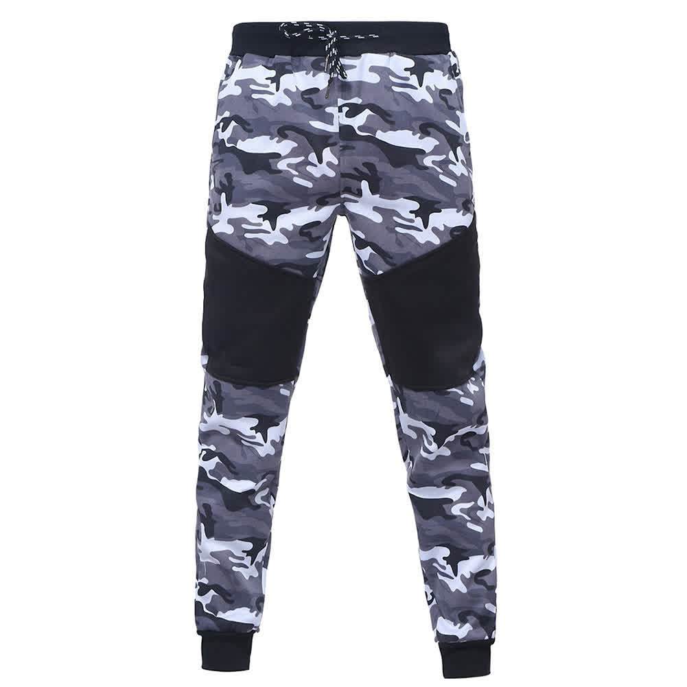 Men Camouflage Matching Sports Trousers