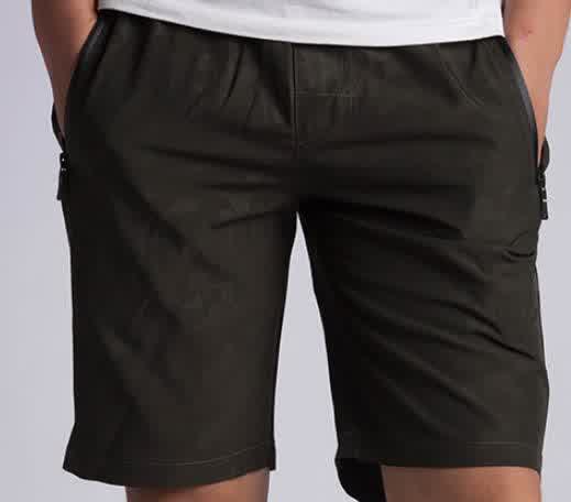 Men Casual Shorts Sports Fast Dry Beach Middle Waist Thin Breathable Shorts