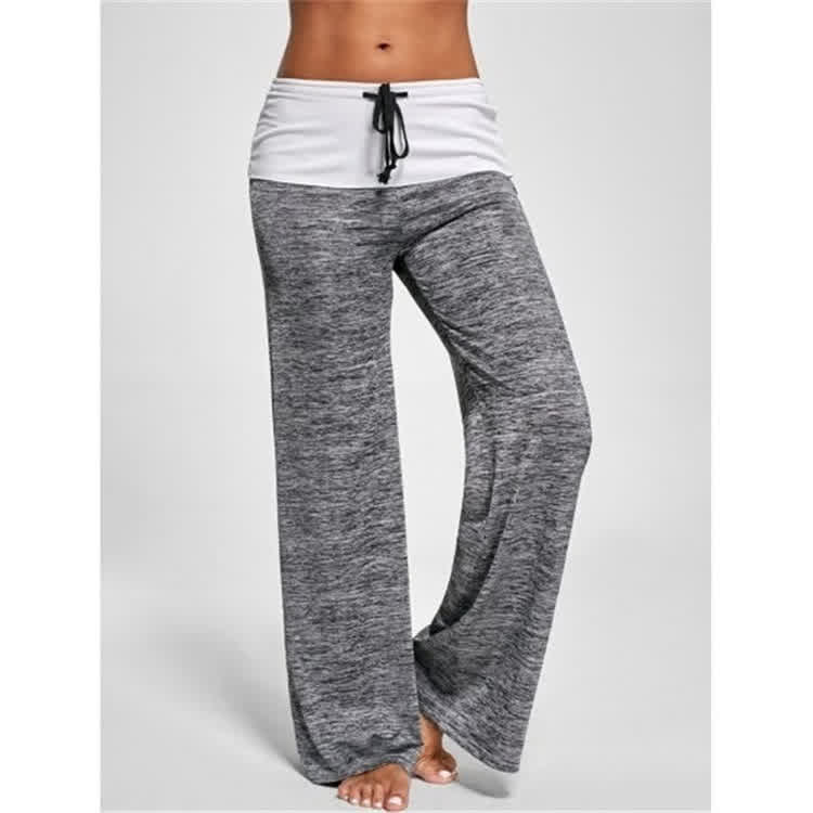 Lady's Wide Trouser Yoga Outfit 