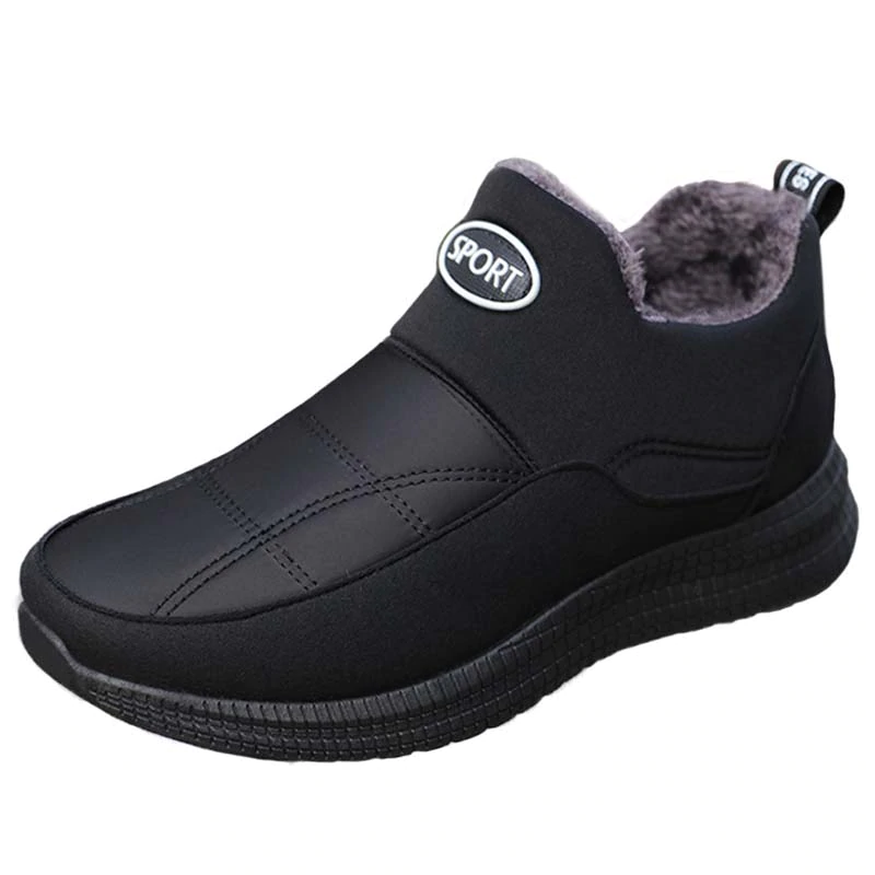 Men Winter Safety Shoes Warm Winter Boots Men Fash...