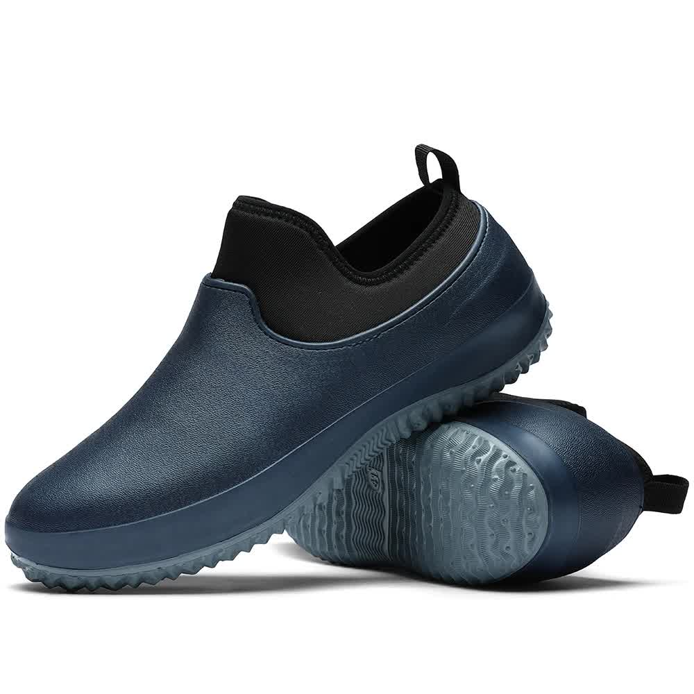 Non-slip Waterproof Garden Shoes Men's Rain Shoes ...