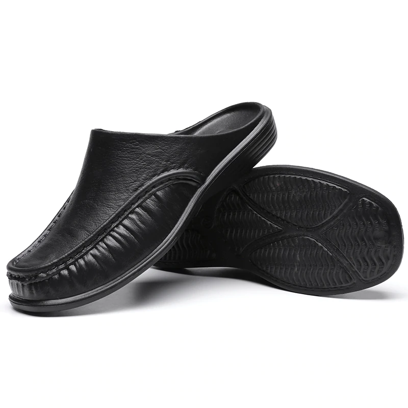 Men Loafers Slip On Casual Walking Shoes Designer Men Half Slippers Comfortable Soft Slippers