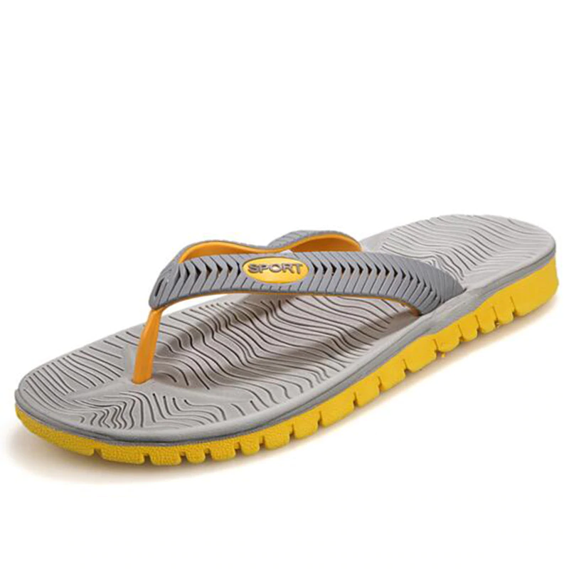 Summer Men Flip Flops Male Mixed Color Slippers Men Casual PVC EVA Shoes Summer Fashion Beach Sandals