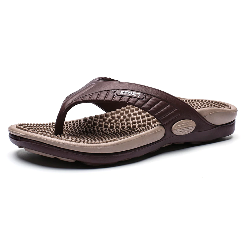 Men Slippers Non-slip Outdoor Beach Flip Flops Summer Casual Water Shoes Slides Men Sandals