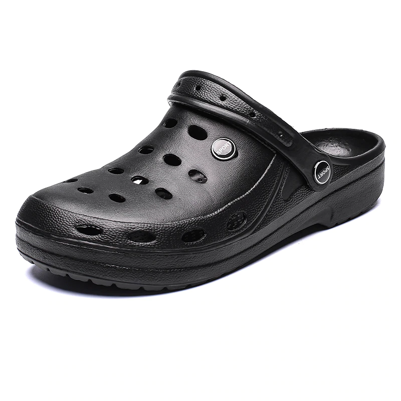 Men Summer New Crocks Sandals Lightweight Large Size Clogs Outdoor Shoes