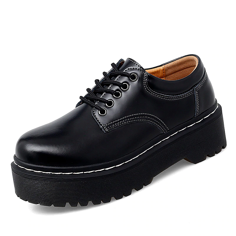 Oxford Women Casual Shoes Bright Genuine Leather P...