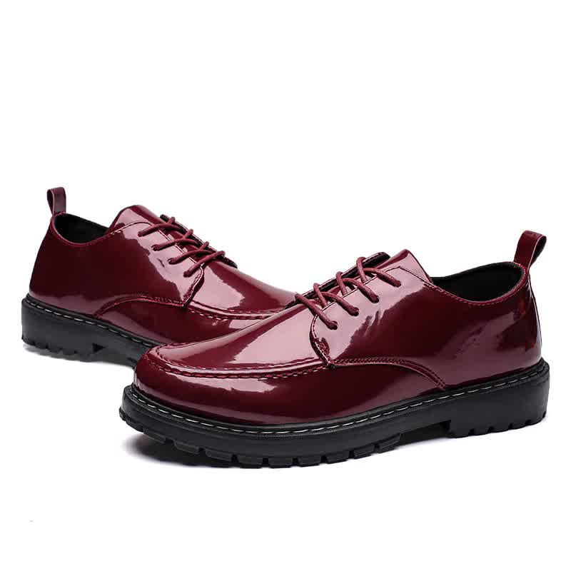Leather Men's Ankle Martin Shoes Autumn Winter Fashion Men Martin Low Top High Male Leather