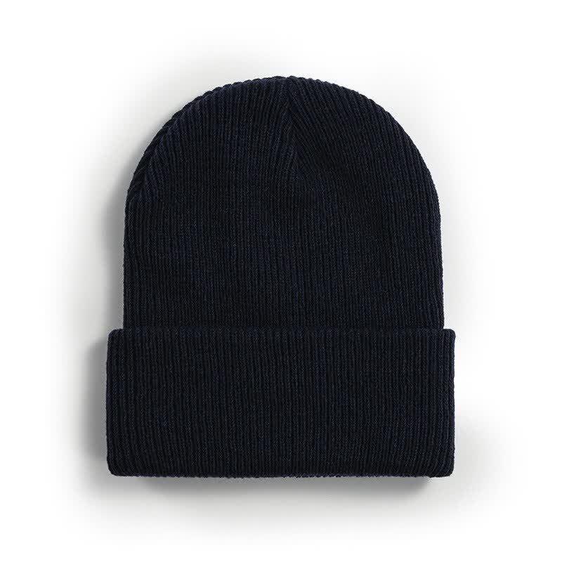 New women's autumn winter fashion knit cap men winter warm wrap lengthened wool hat