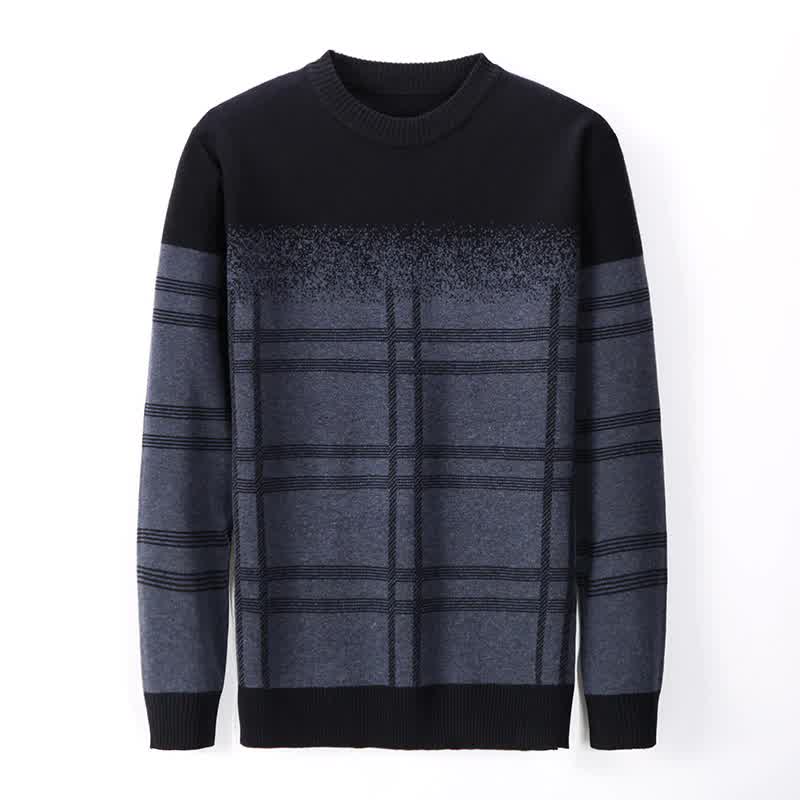 New Fashion Brand Sweater Mens Pullovers Thick Slim Fit Jumpers Knitwear Woolen Winter Korean Style Casual Clothing Men