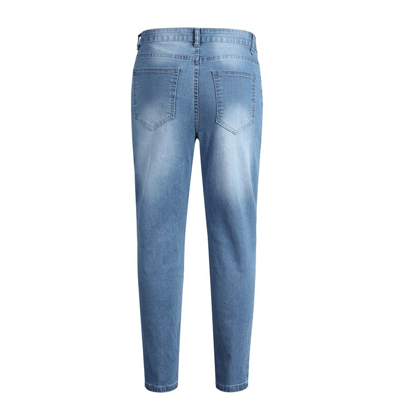 Men's Classic Stretch Jeans Skinny Slim Fit Straight Business Casual Pants High Quality jeans