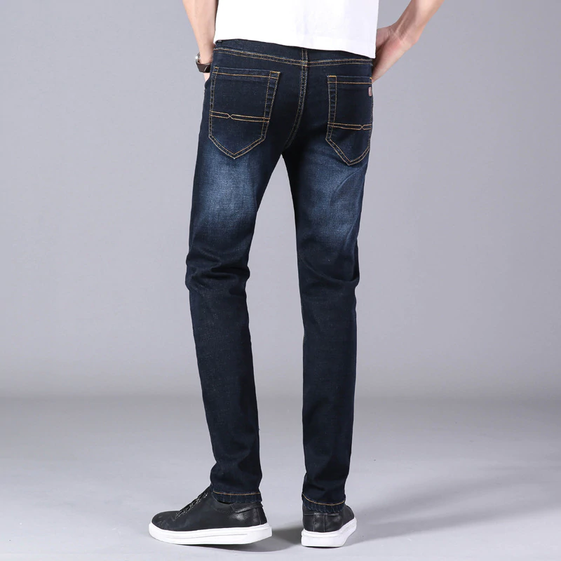 New Hot Sale Men's Business Classic Leisure Summer Autumn Jeans Basic Styles Straight Pant Quality