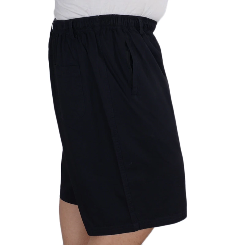 Summer cargo Shorts Men cotton loose casual khaki shorts oversize elasticity simple shorts Elastic waist