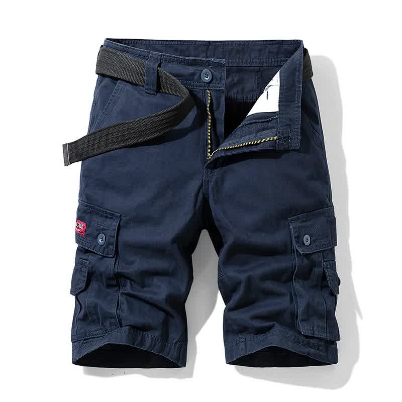 New Men Cargo Shorts 100% Cotton 6 Pockets Shorts