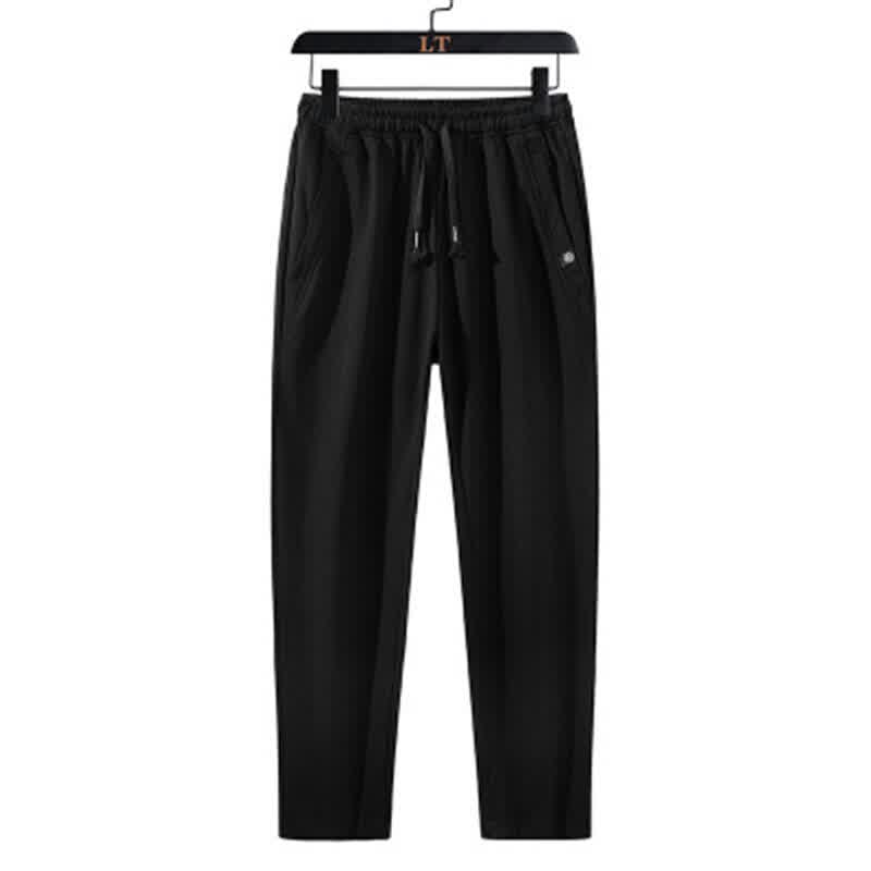 Long Sports Pants Men Spring Casual Lightweight Trousers Men's Solid Trouser New Black Pant Pencil Male Pant