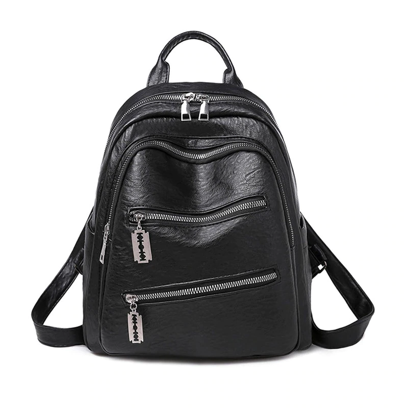 Women Backpack New Fashion Women's Retro Backpacks PU Waterproof Backpack For Girls Schoolbag Female Shoulder Travel Bag