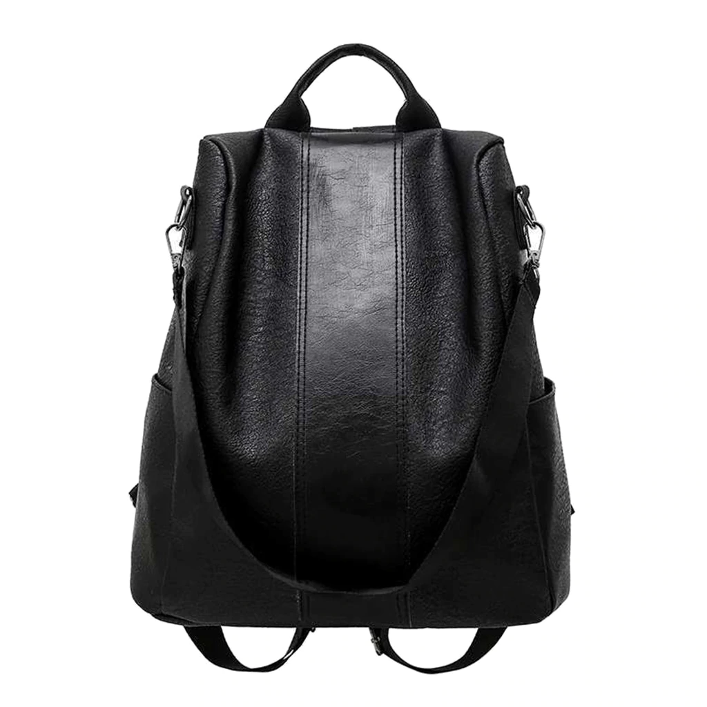Woman Anti-theft Backpack Bag Casual Wild Soft Leather Dual-use Small Backpack Solid Fashion Casual Woman packet Hot Sale