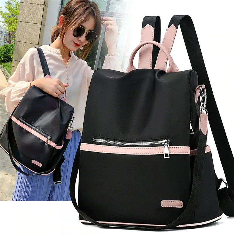 Fashion Casual female Oxford Backpack Waterproof teenagers Girls Packbag School Bags Pink Women Travel Bag