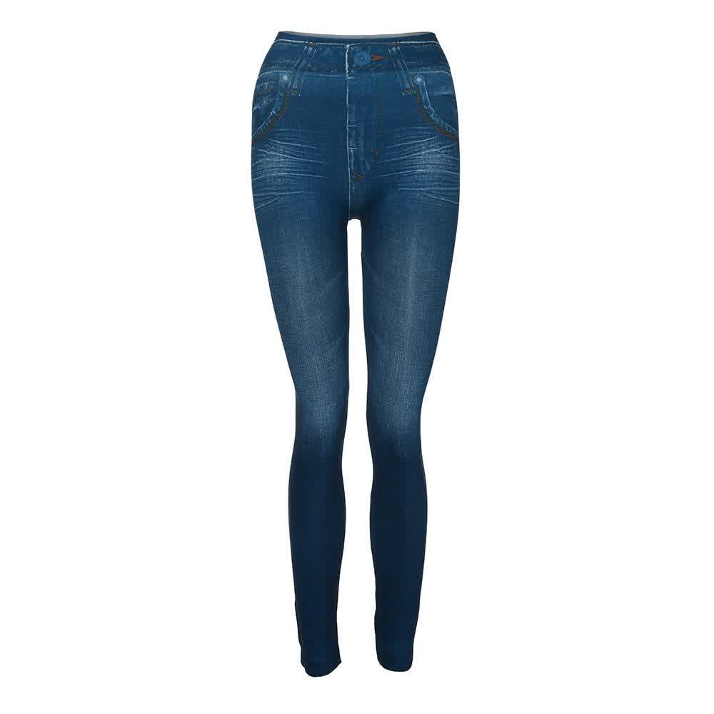 Fashion Thin Leggings Women Fit Slim Look Jeans An...