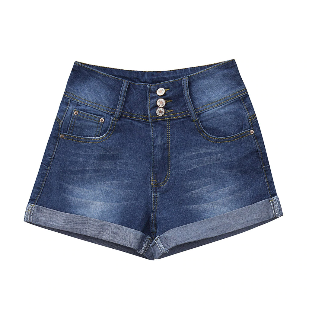 Women Shorts Summer Jeans Slim Washed Ripped Hole Short Mini Jeans Denim Sexy Shorts Casual