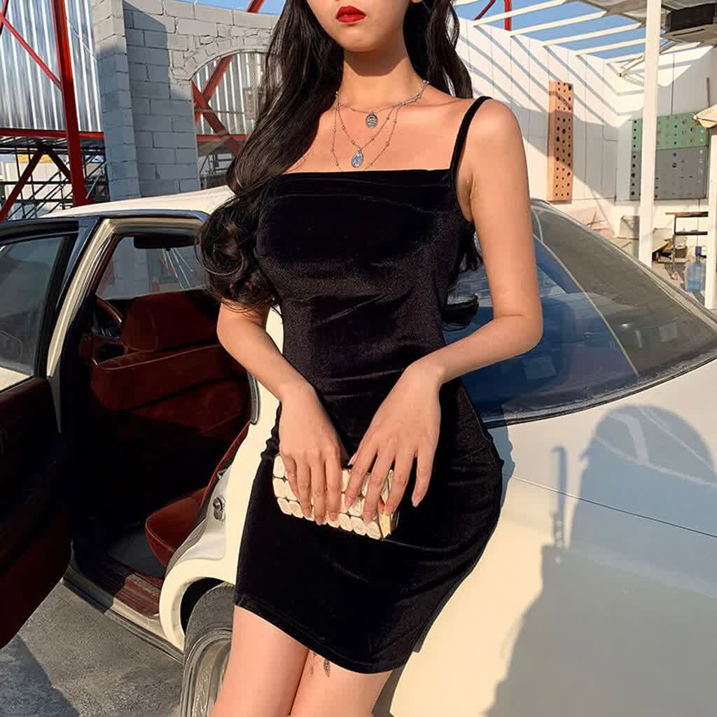 Fashion Sexy Womens Off Shoulder Sling Solid Fold Party Dresses Short Mini Streetwear new dress 