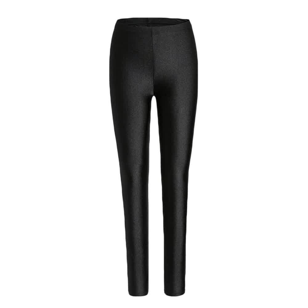 Autumn Winter Thick Leggings Fashion Solid Slim Pants Lady fleece Warm Leggings Casual Black Shiny High Waist Leggings