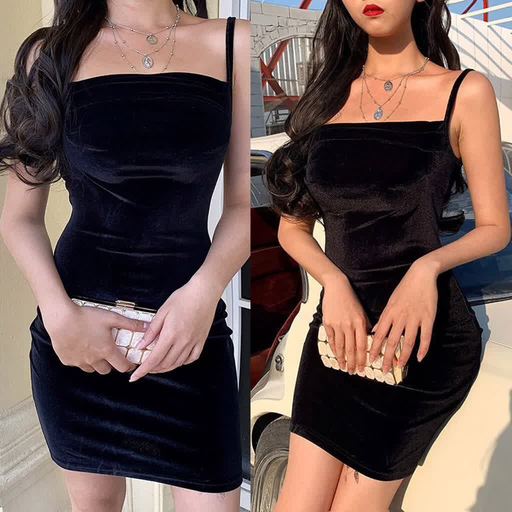 Fashion Sexy Womens Off Shoulder Sling Solid Fold Party Dresses Short Mini Streetwear new dress 