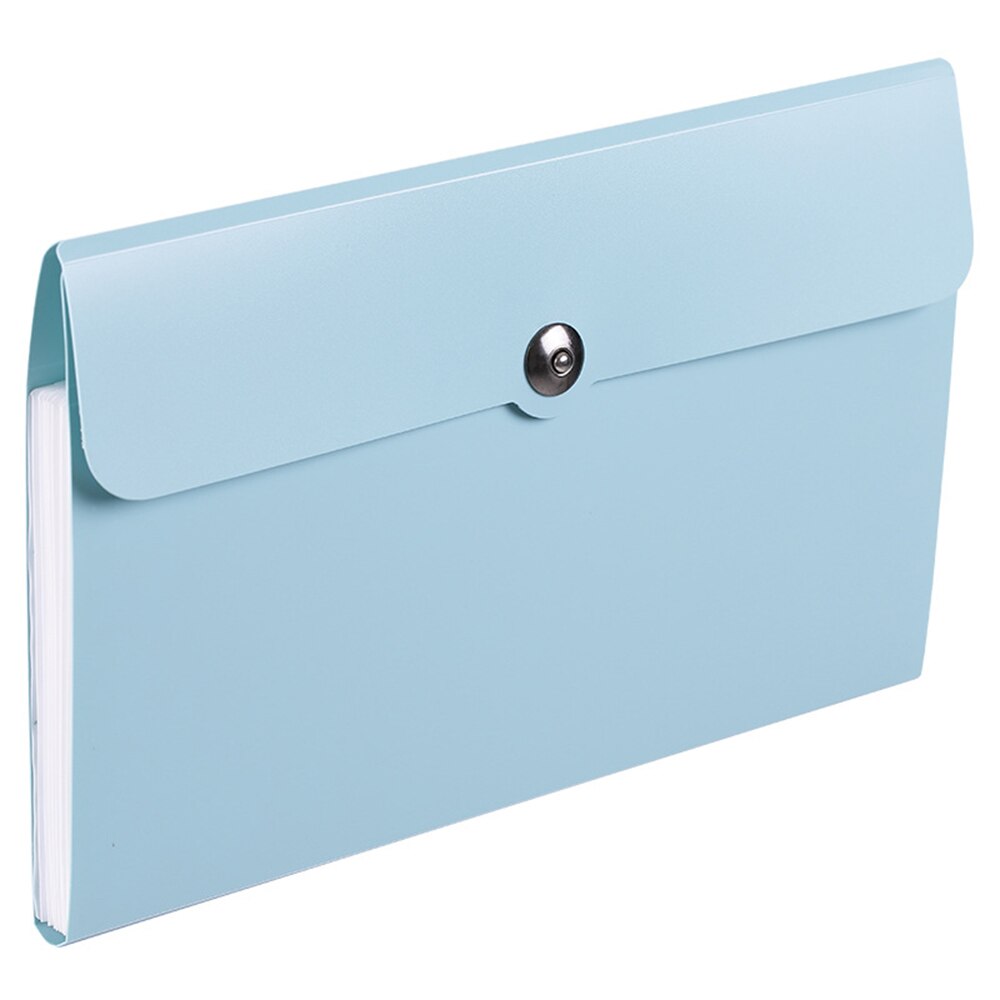 Pockets A5 File Folder Multi-function Binder Organ Bag Ticket Folder Filing Clip Document Clip Office Supplies Ticket Storage