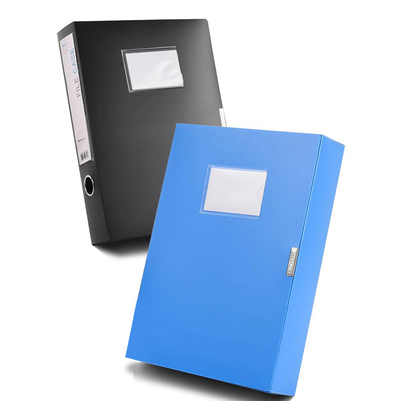File Box A4 Storage Box Plastic File Folder Box Of...