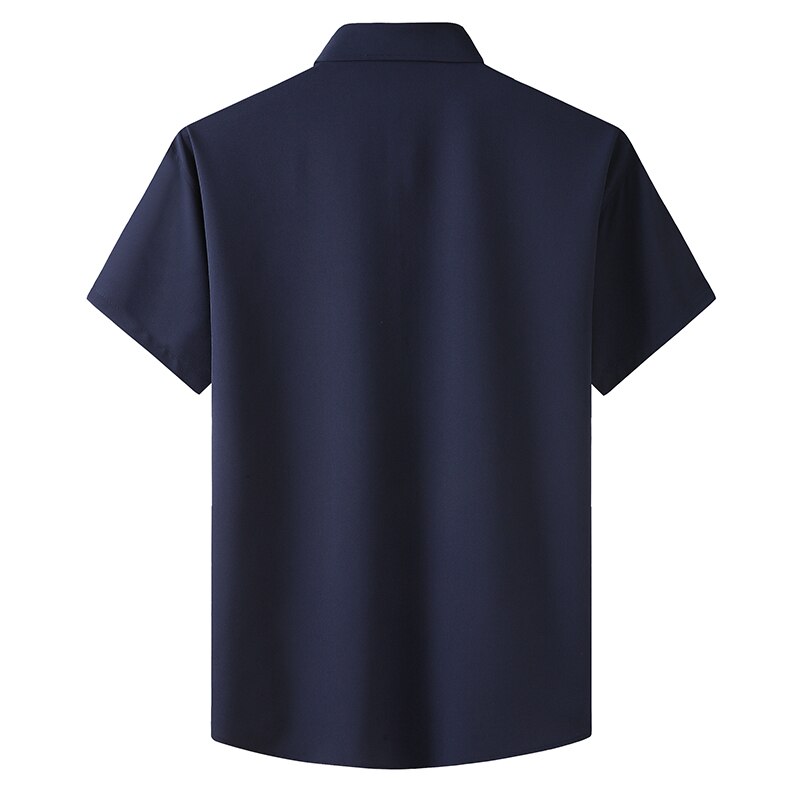 New Summer Business Formal Shirts For Men Short Sl...