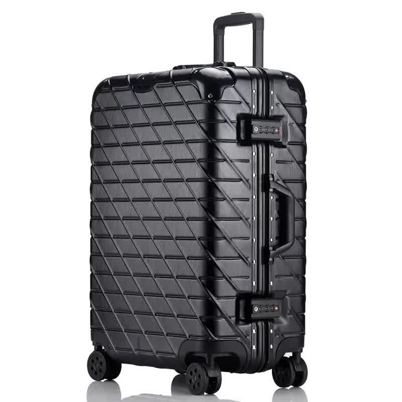 29 inch High capacity Rolling Luggage bag Spinner Wheels 20 inch Women&Men Carry on Trolley suitcase Aluminum Frame Travel Bag