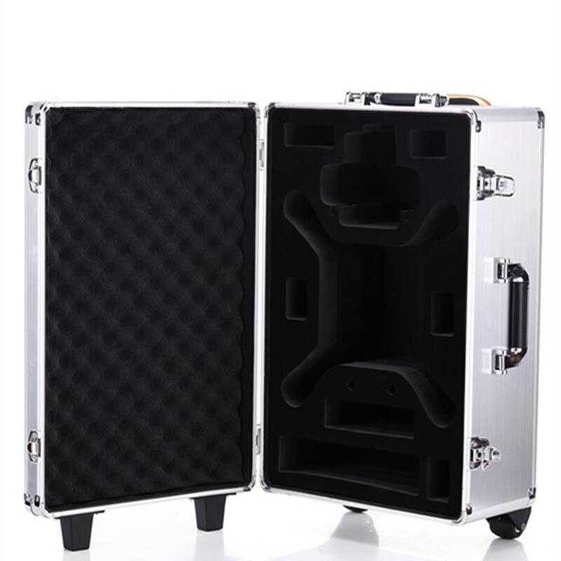 Luxury Aluminum Magnesium Alloy Trolley Luggage Business Full Metal Suitcase Bag Box Wheels Travel Case Drone dedicated Toolbox