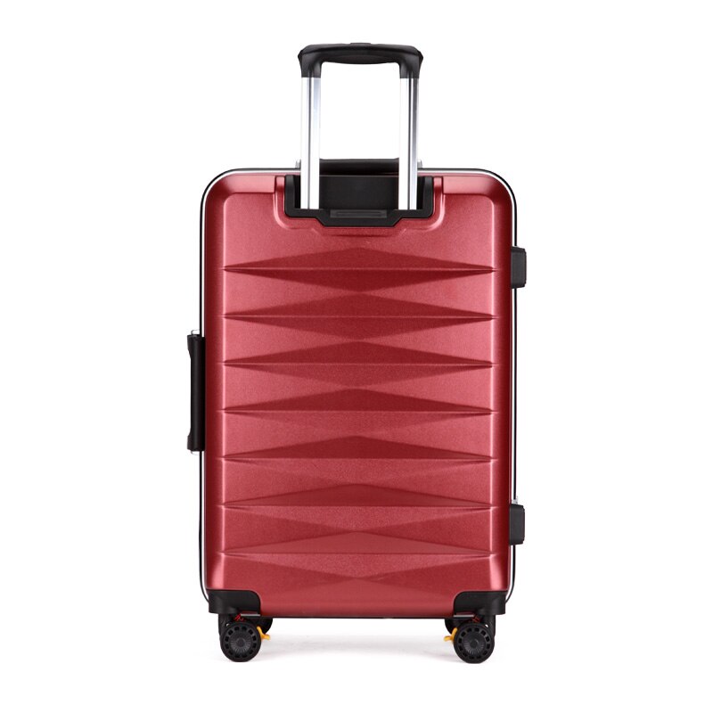 Men women travel trolley case suitcase bags student shipping box aluminum frame universal wheel ABS PC luggage bag