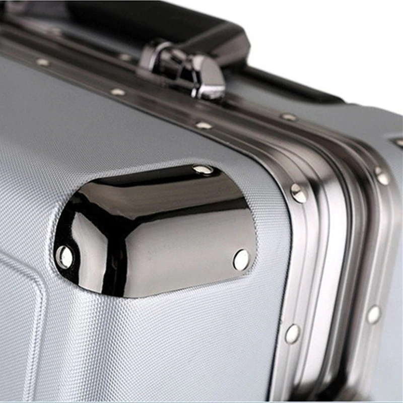 Baggage Men Luggage Sets Bag Trolley suitcase/rolling spinner wheels Pull Rod/Woman Men Aluminum frame traveller case
