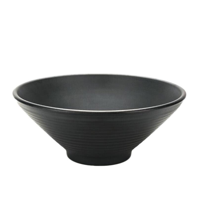 1Pc Melamine Ramen Bowl Salad Bowl Nonslip Porridge Bowl Large Capacity Stable Nonslip For Restaurant Noodle Shop