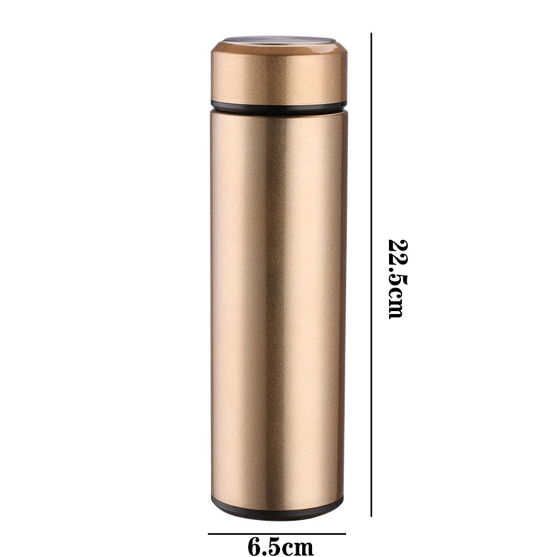 Stainless Steel Thermos Vacuum Flask Portable Water Bottle Use In The Car Fitness Kettle Keep Drink Hot & Cold Leak Proof