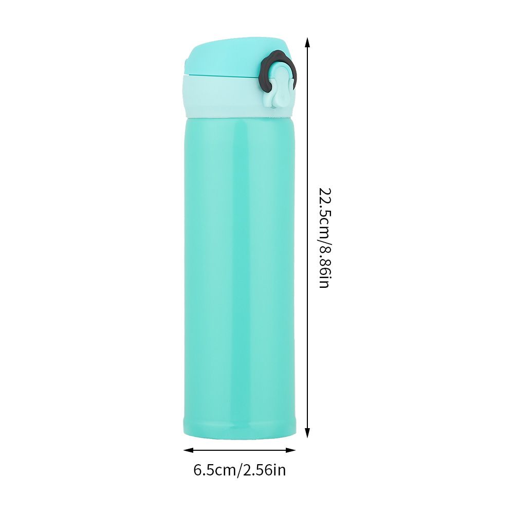 Stainless Steel Double Wall Thermal Cup Travel Mug Thermos Bottle Vacuum Cup School Home Tea Coffee Drink Bottle