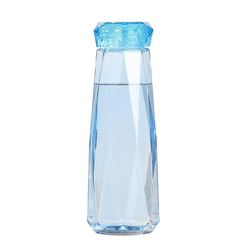 Water Bottle Crystal Glass Cup Heat Resistant Clim...