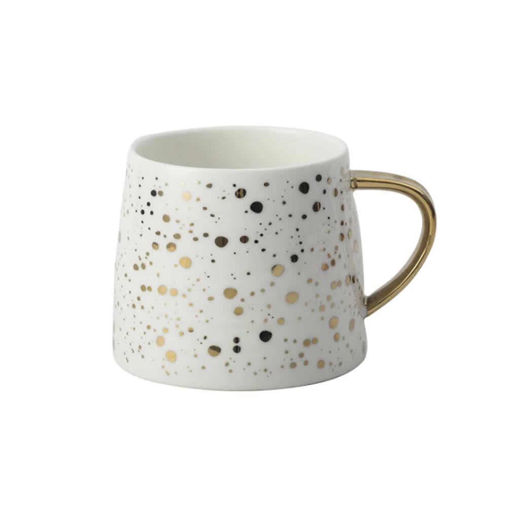 Cute Marbled Ceramic Mug Starry Sky Pattern Coffee...
