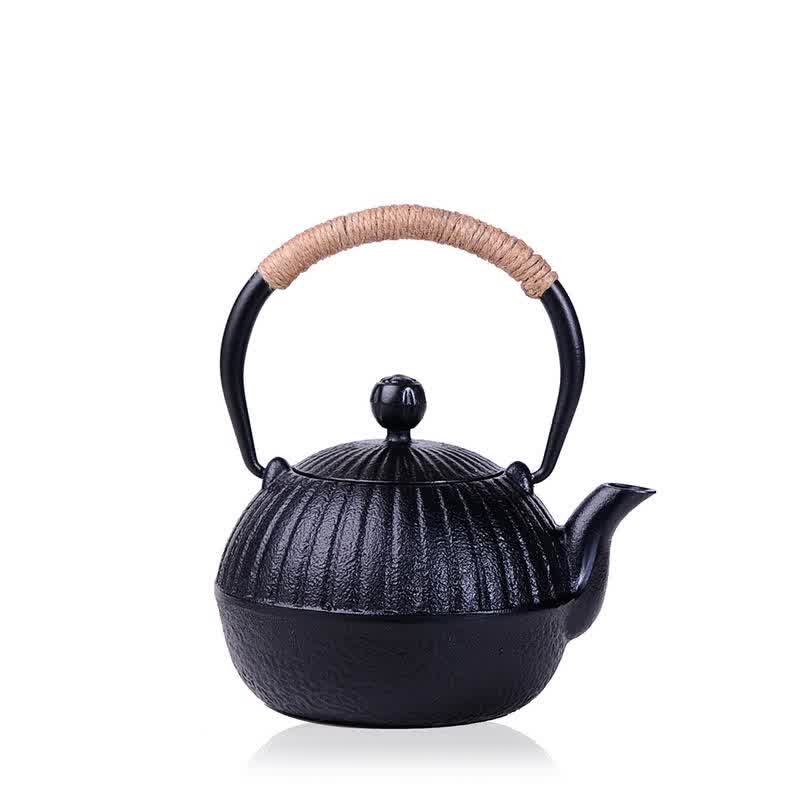 Iron Tea Pot Iron Teapot Tea Kettle 550/600/800/900ml Iron Kettle Teapot Tea Set Teaware Cooker Water Kettle Chinese Teapot