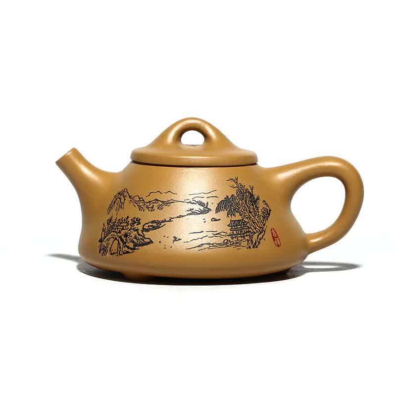 Teapot purple clay Stone Scoop tea pot Teaware bea...