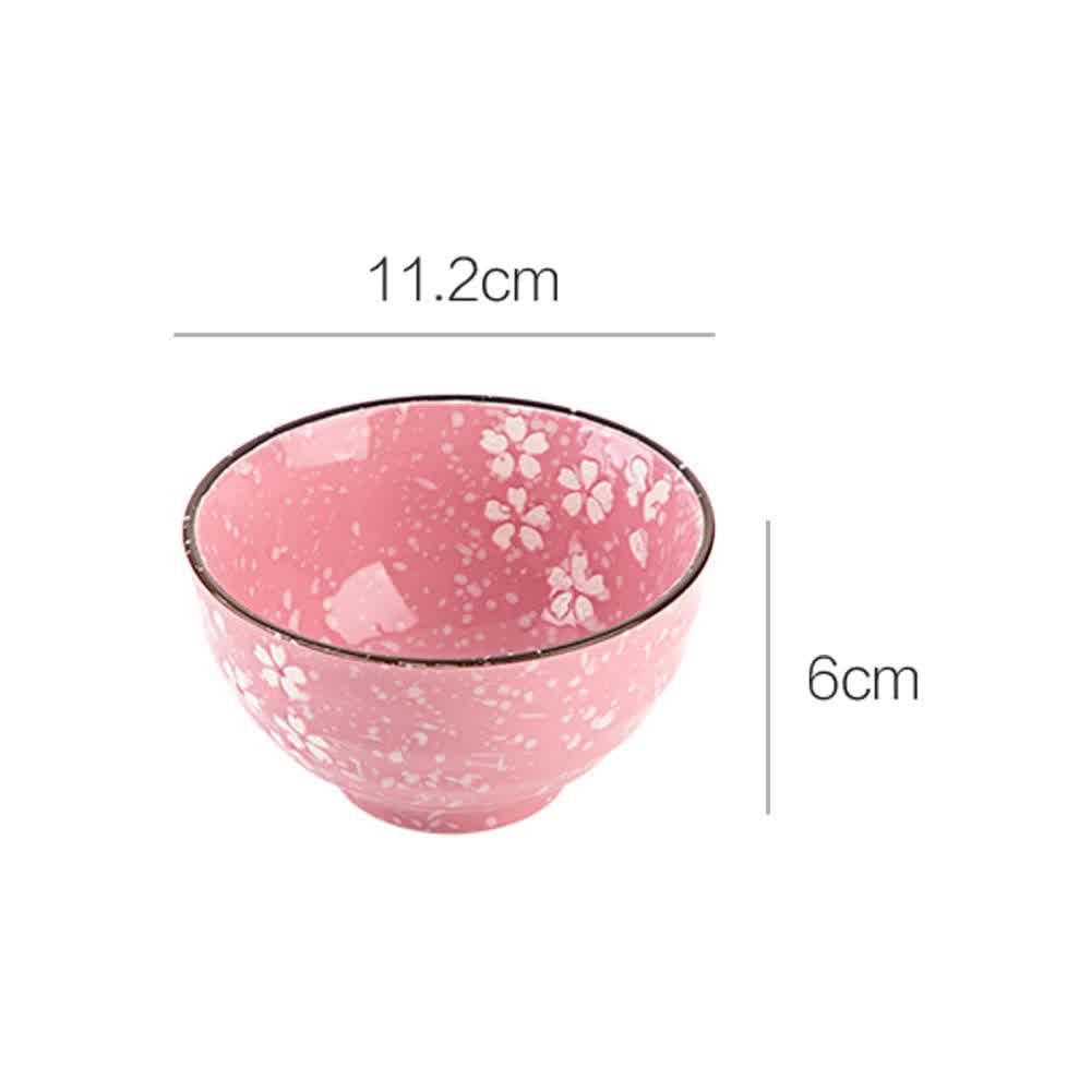 1Pc Sakura Ceramic Bowl  Rice Bowl Kitchen Tablewa...