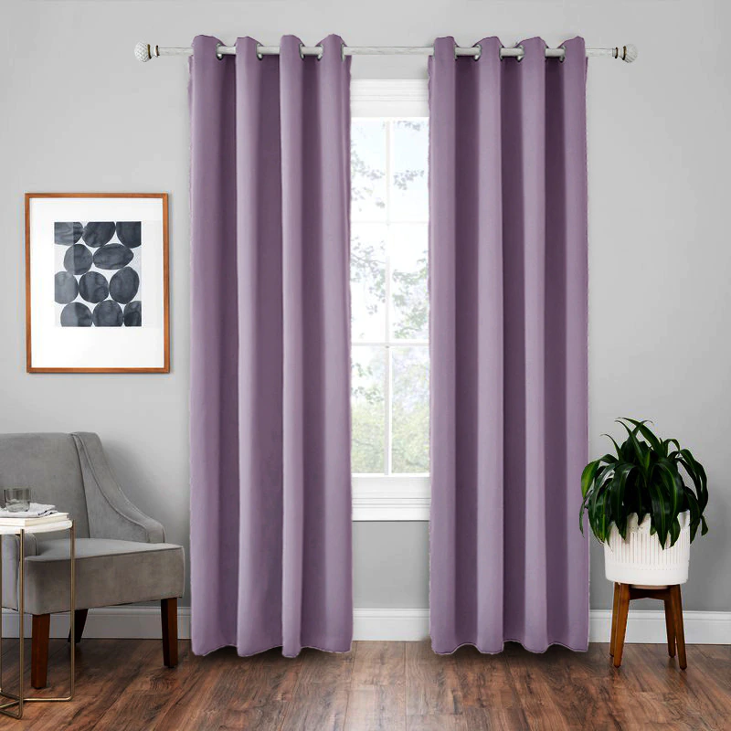 Black Thicken Fabric Blackout Curtains for Living Room Kitchen High Shading Modern Curtains for Bedroom Window Blinds Drapes