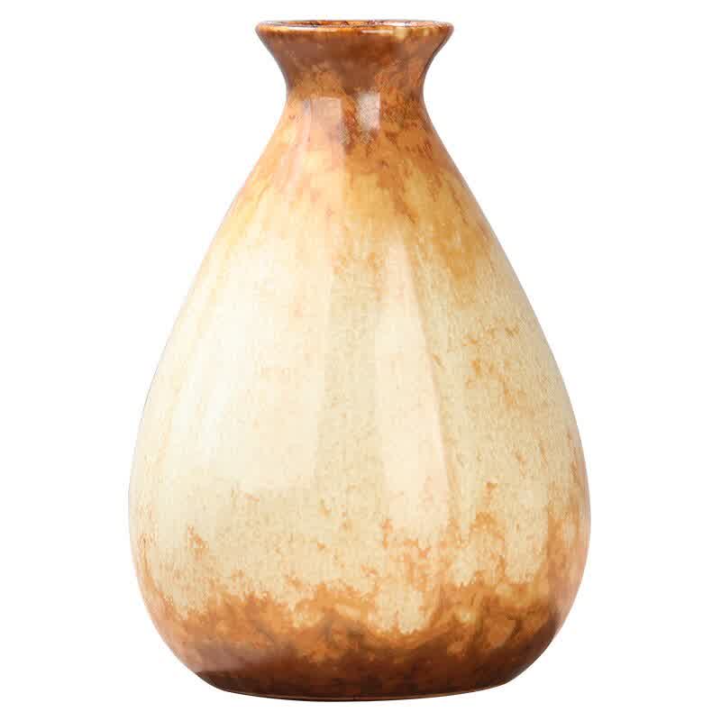 Creative Ceramic Desktop Dried Flower Vase Ornament Hydroponic Plant Color Vase for Home Desktop Decoration Crafts