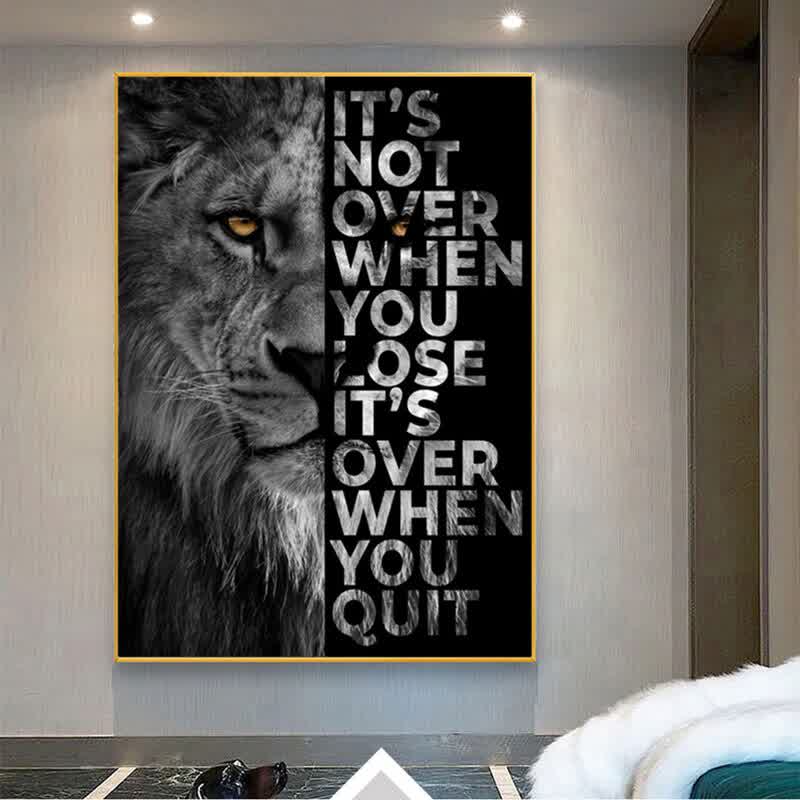 Modern Wild Lion  Canvas Painting Art Nordic Posters and Prints Wall Pictures for Living Room Decor