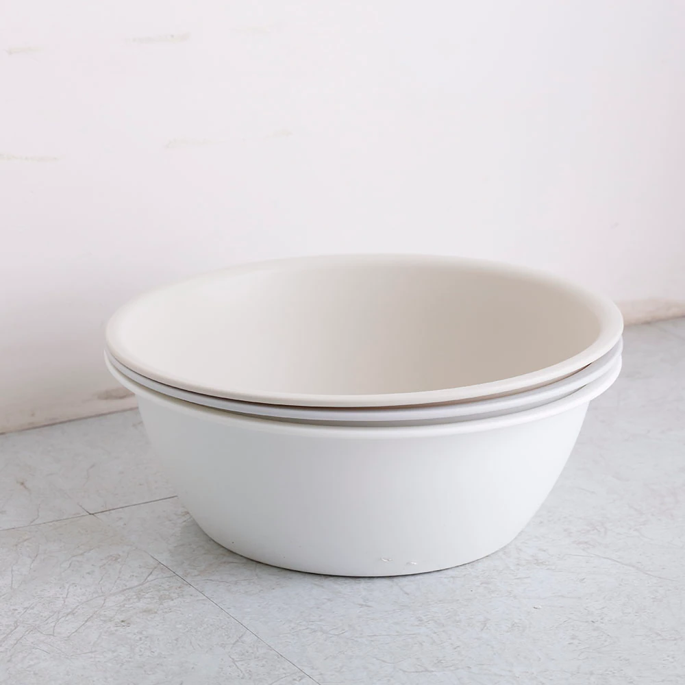 Plastic Basin Japanese style Simple thickened washbasin washbasin household sink large washtub basin High quality plain