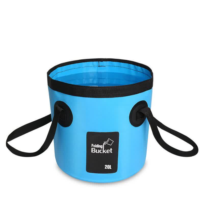 Waterproof Water Bags Folding Bucket Portable Outdoor Foldable Bucket Water Container Collapsible Fish Washbasin Bucket