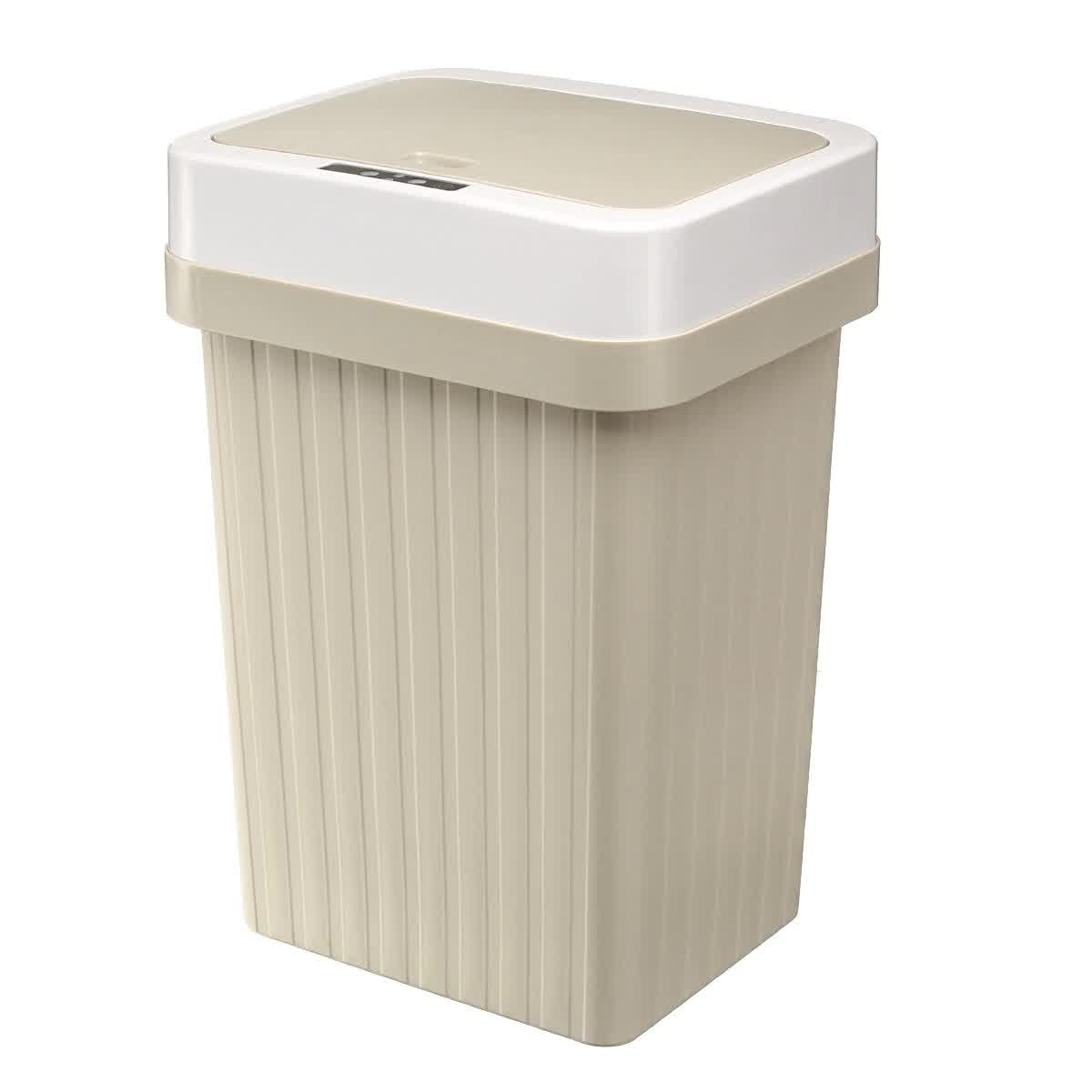 16L Smart Trash Can Automatic Sensor Dustbin USB Rechargeable Induction Waste Bin Rubbish Can Home Living Room Garbage Bucket