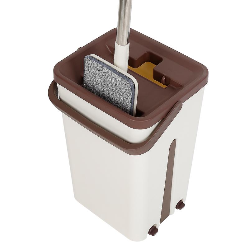 Professional Microfiber Mop And Bucket Hand Free F...