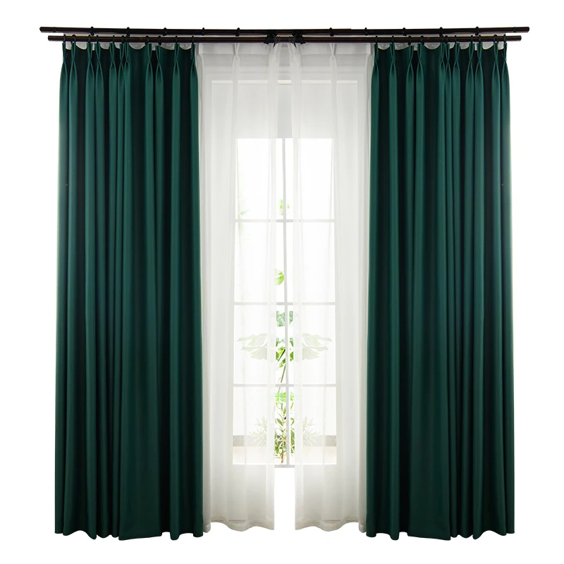 Modern Blackout Curtains For Living Room Bedroom Curtains Luxury Curtains Solid Color Window Treatment Home Decoration