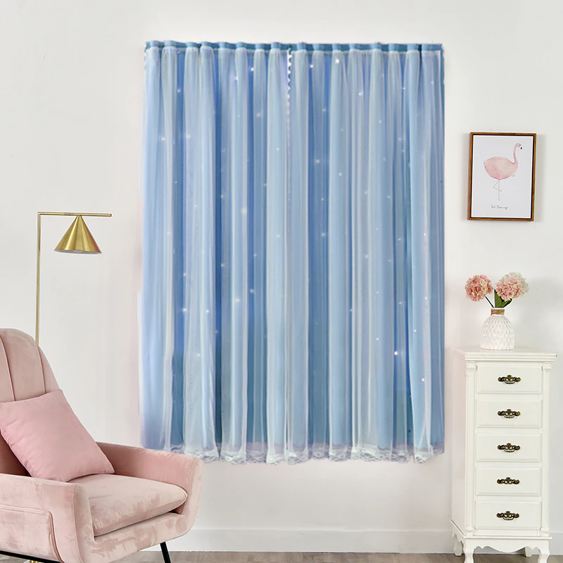 Tulle Curtains in the living room pink  curtains for room hall Tulle for windows home decoration home interior Garland curtain